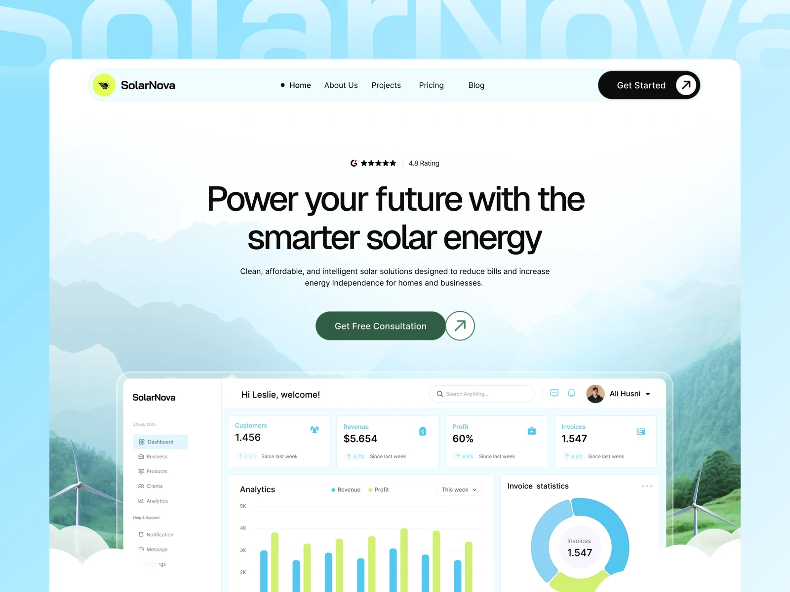 SolarNova - Sustainable Energy Platform image 3