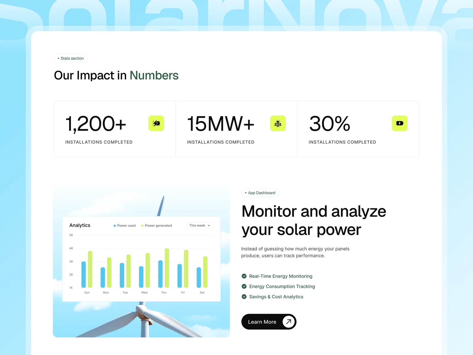 SolarNova - Sustainable Energy Platform image 1