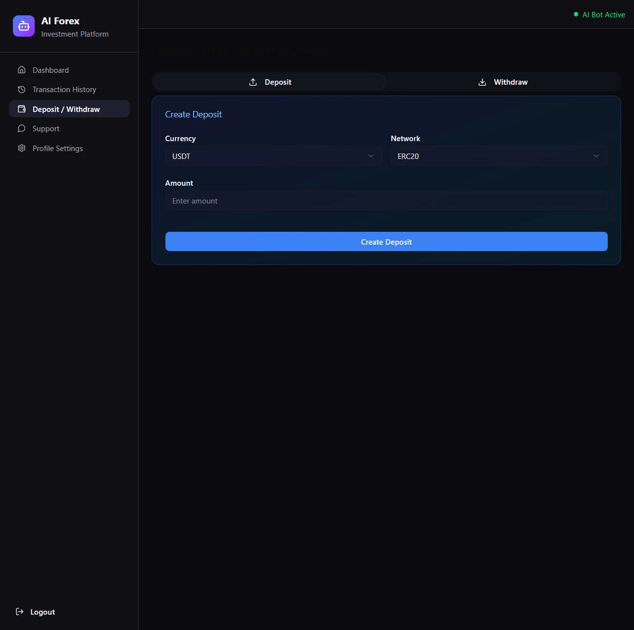 AI Forex Trading Platform image 2