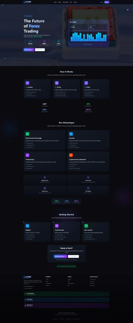 AI Forex Trading Platform